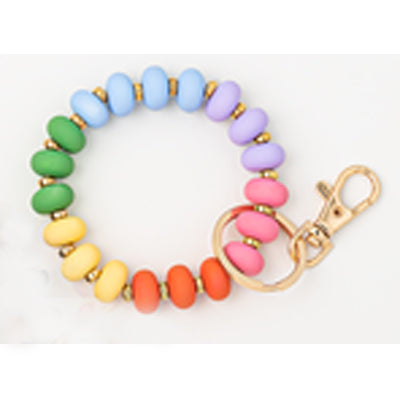 Beaded Key Ring, 4 Colors, Simply Noelle