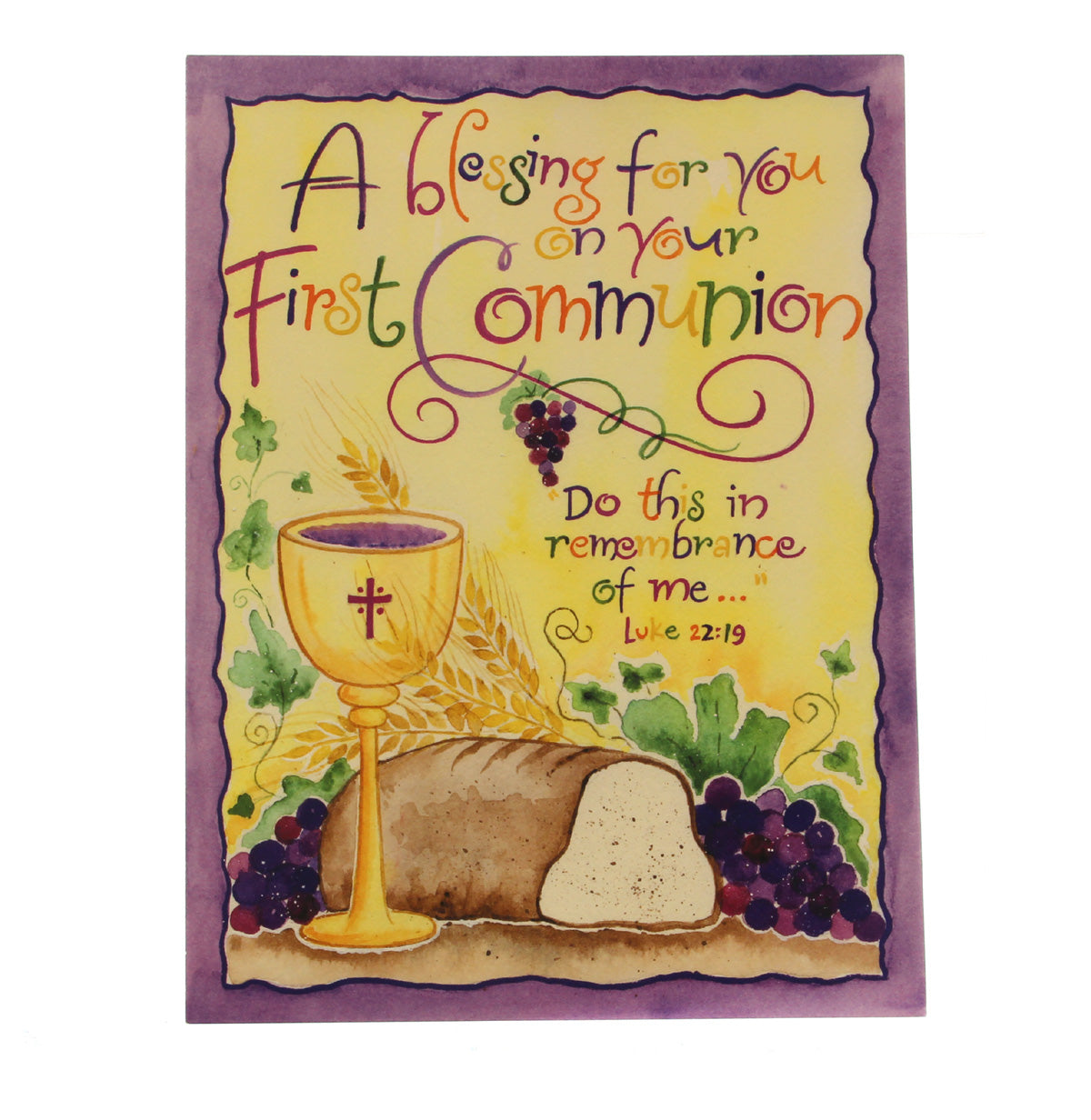 First Communion Card: A blessing for you...