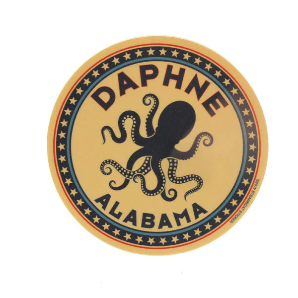 Americana Circle w/Octopus Sticker
