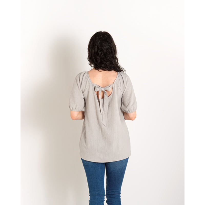 Simply Noelle Back Tie Top, 2 color choices