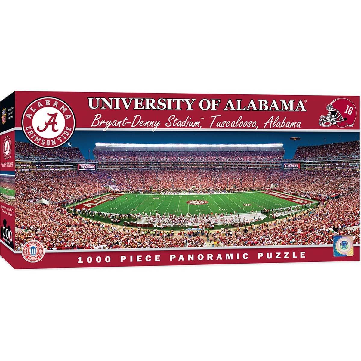 Alabama Crimson Tide 1000 piece Stadium Panoramic Jigsaw Puzzle
