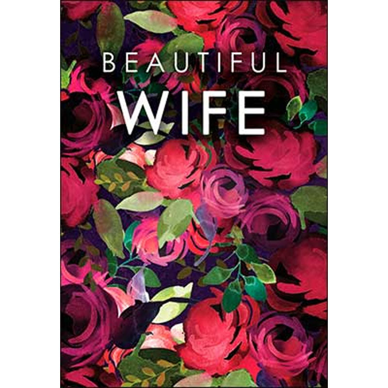 "Beautiful Wife" Valentine's Card