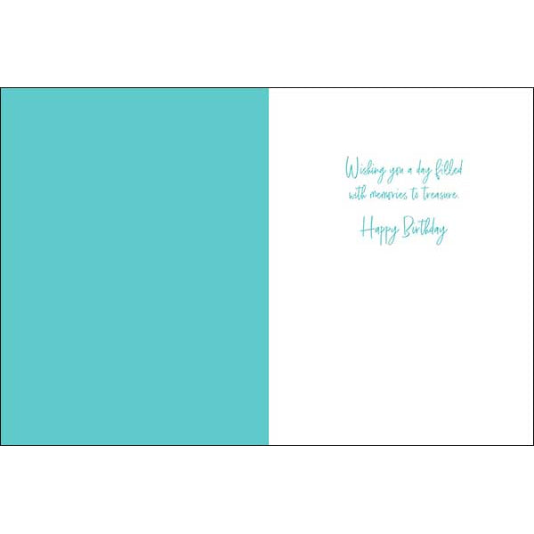 Birthday Card "Wishing you a day..." w/shells