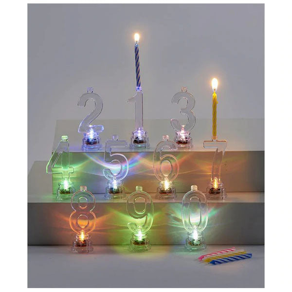 LED Number Candles