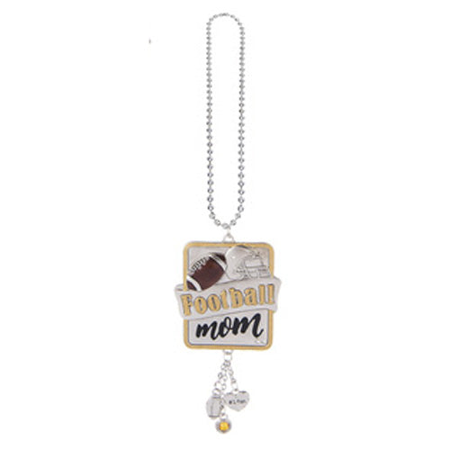 Sports Mom Necklace Baseball, Soccer, Basketball or Football Stamped  Necklace - Fringe, Flowers and Frills