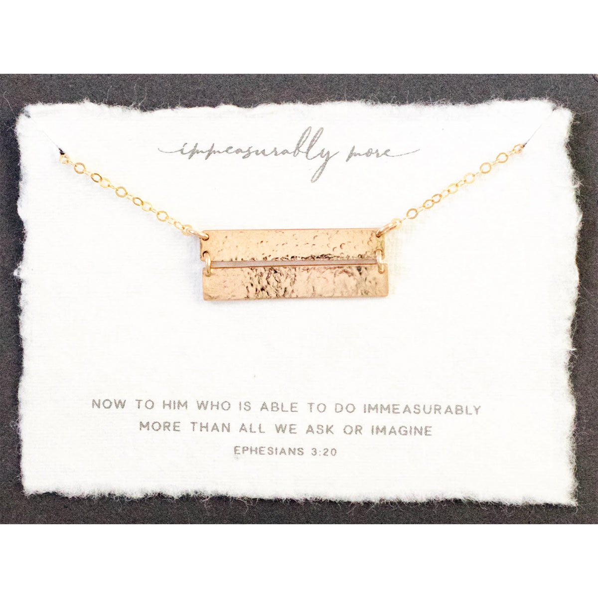 Immeasurably More Necklace,  14k Gold filled