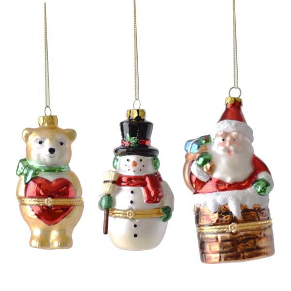 Vintage Hinge Ornaments, 3 choices