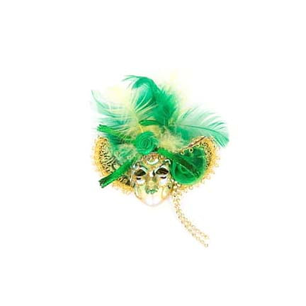 Mardi Gras Mask Magnet(Green)