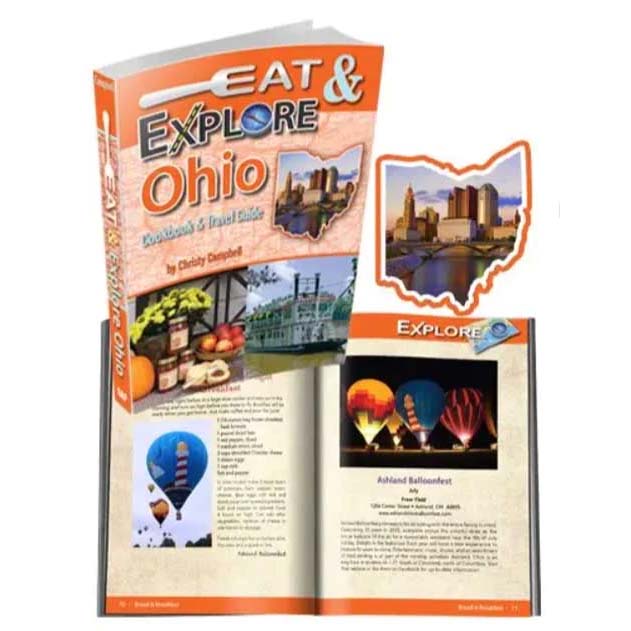 Eat & Explore Ohio Cookbook & Travel Guide