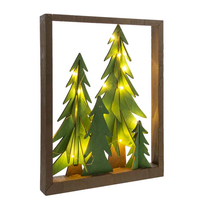 Cut-out Tree Wall Decor, Light Up