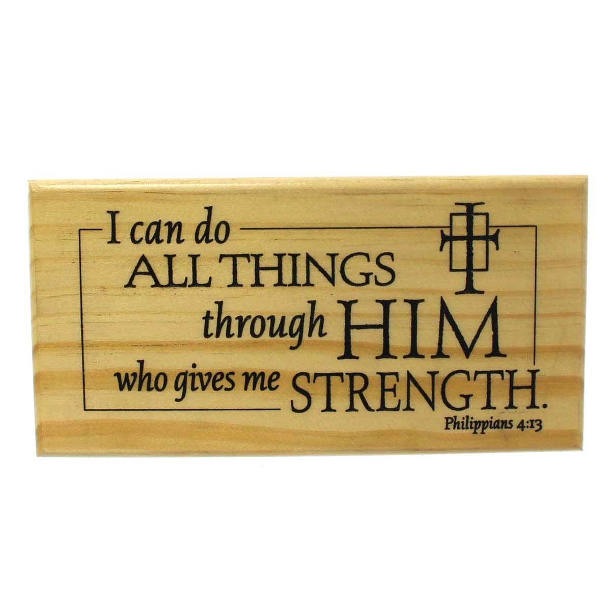 "I can do all things..." Wood Box