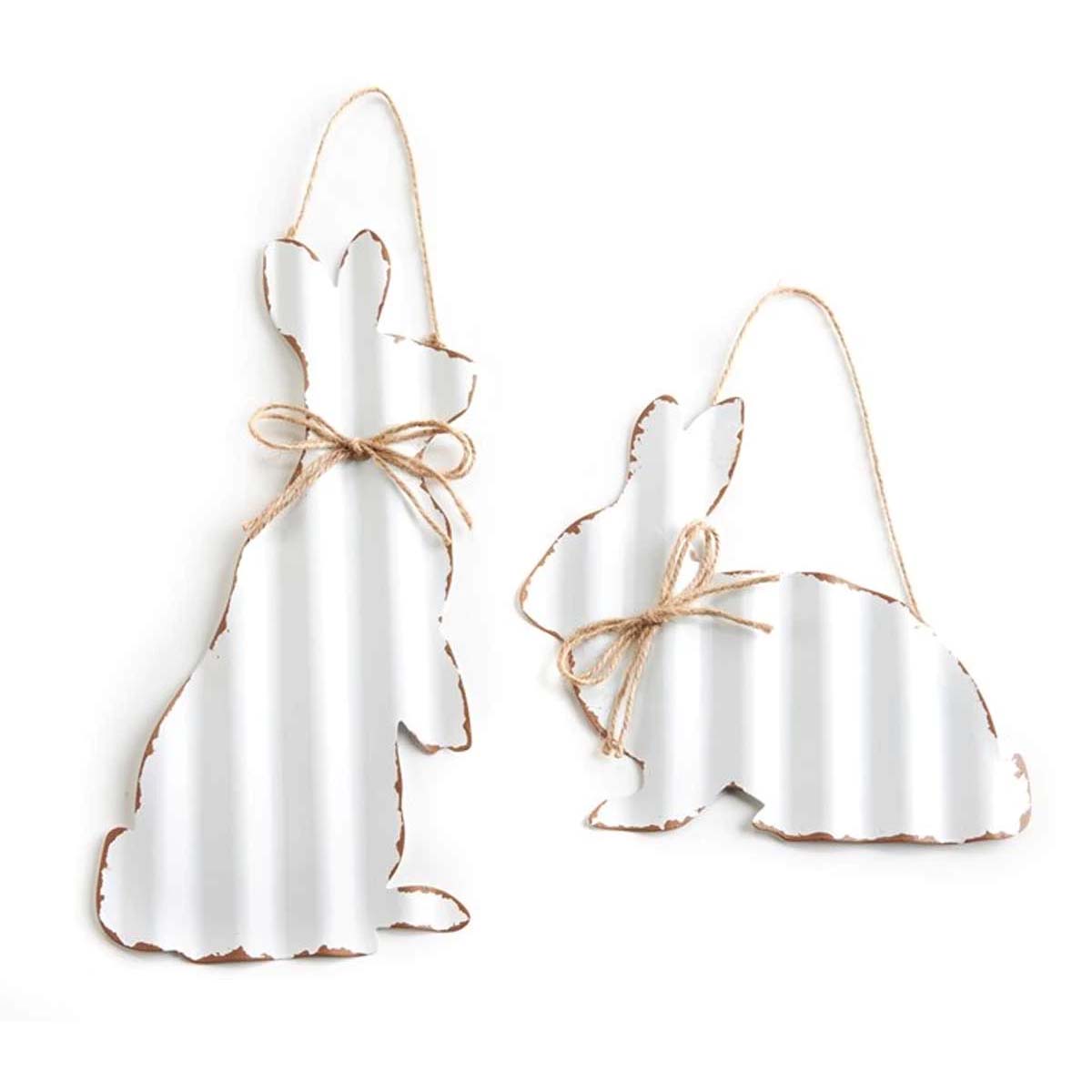 Metal Bunny Wall Hanging, 2 styles | Jubilee Gift Shop