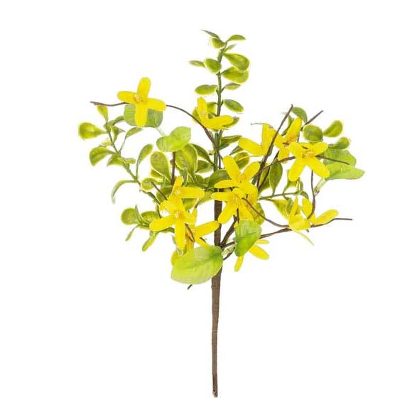 Forsythia Floral Pick, Yellow