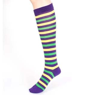 Stripe Cotton Knee Socks (PGG)