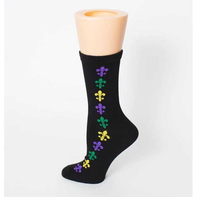 Fleur de Lis Socks (Row)
