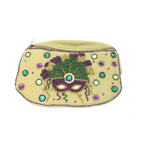 Belt  Fanny Pack with Beaded Mask