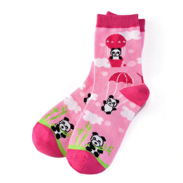Yo Sox™ Socks (Girls / 7-10 Years), Panda Land