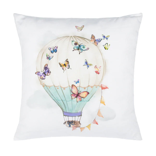 Butterfly Hot Air Balloon - Pillow