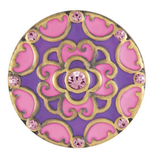 Ginger Snaps Blossom-Brass Pink/Purple Snap