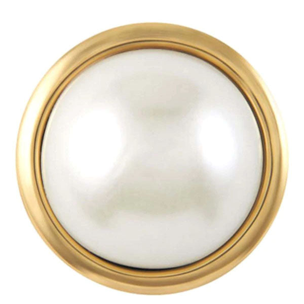 Ginger Snaps Grand - White Pearl Snap Gold