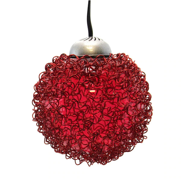 Red LED Ball Ornament