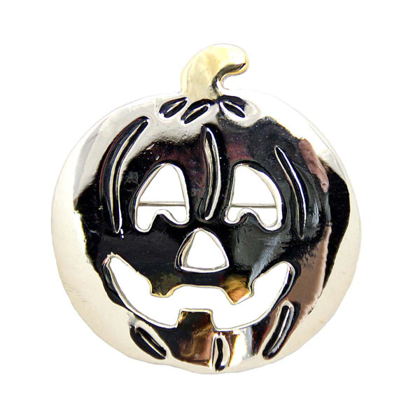 Pumpkin Pin/Pendant Silver