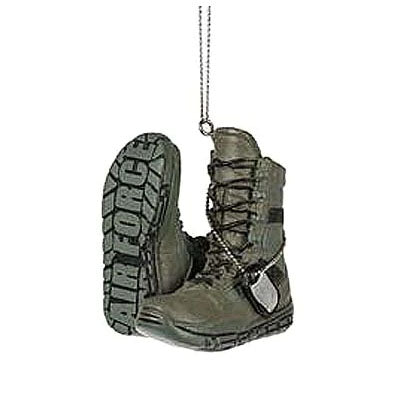 Military Boot Ornament-Air Force