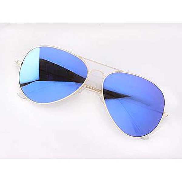Avenue 9 Blue Lagoon Aviator Design Sunglasses