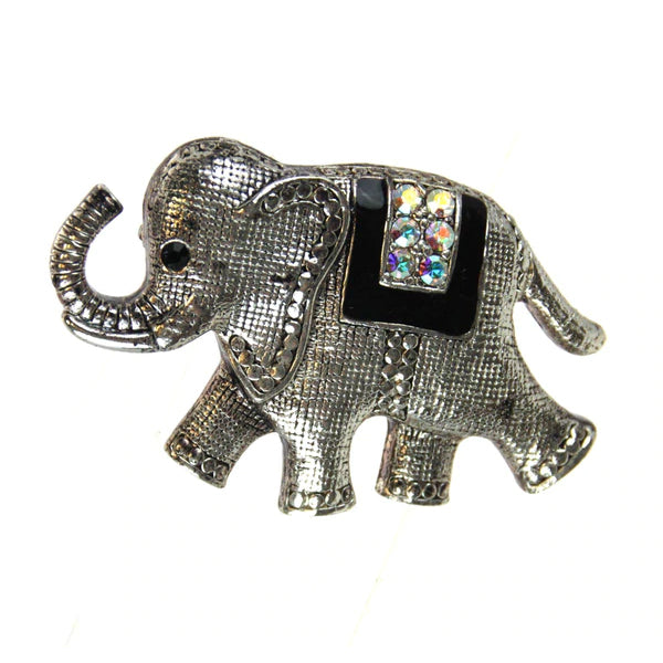 Elephant Pin AB Crystals