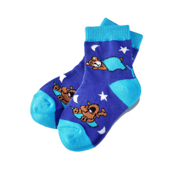 Yo Sox™   Kids Socks (Boys / 1-2 Years), Goodnight Bear