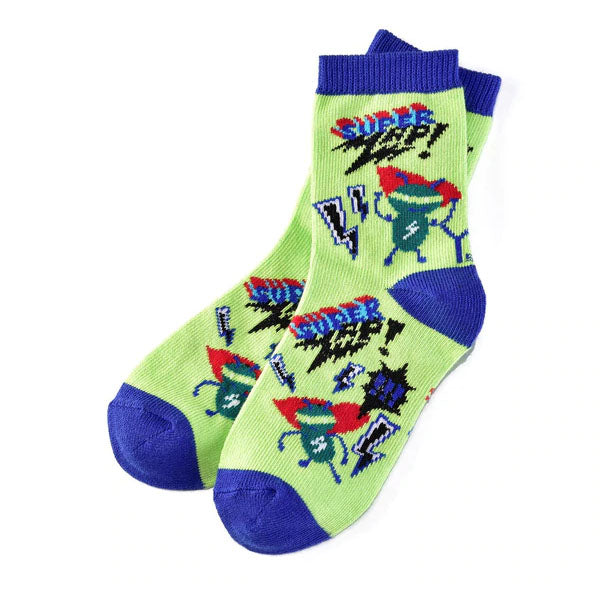 Yo Sox™  Kids Socks (Boys / 3-6 Years), Super Electric