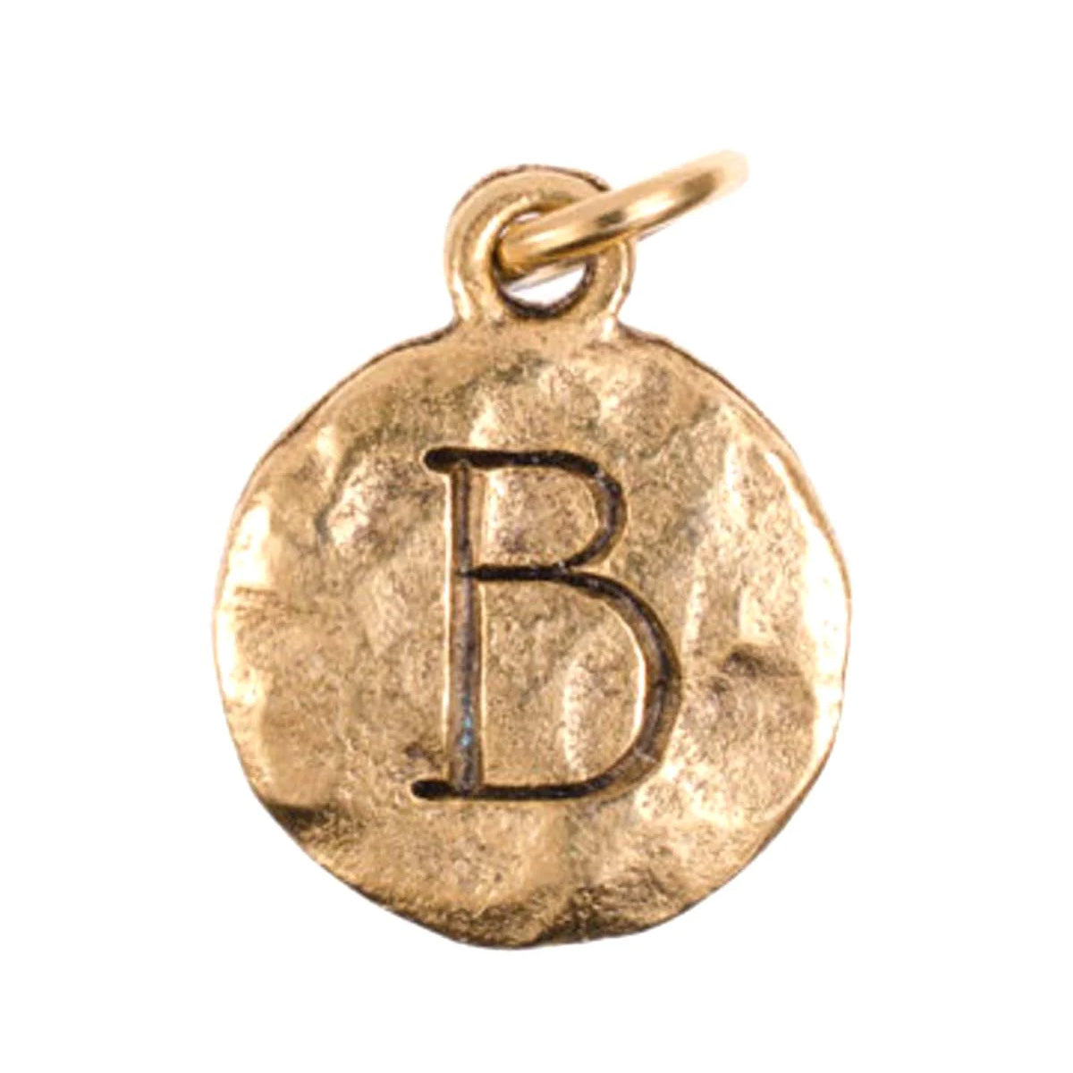 Monogram "B" Charm, Gold